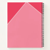 Trendy Cherry Roze Naam Modern Schattige Kitschy F Notitieboek (Achterkant)