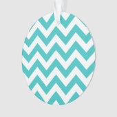 Trendy Chevron Acrylic Ornament (voorkant)