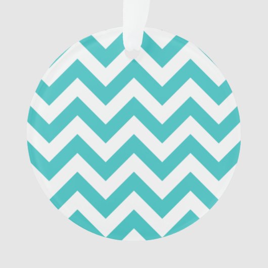 Trendy Chevron Acrylic Ornament (voorkant)