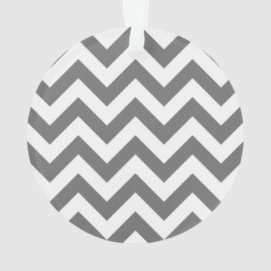 Trendy Chevron AcrylOrnament Ornament (achterkant)