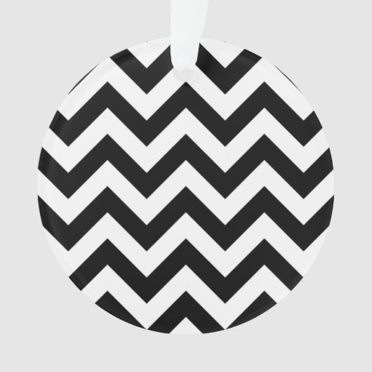 Trendy Chevron AcrylOrnament Ornament (voorkant)