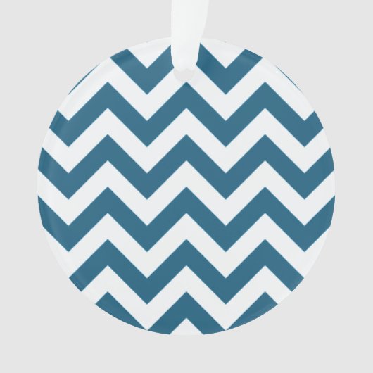 Trendy Chevron AcrylOrnament Ornament (voorkant)