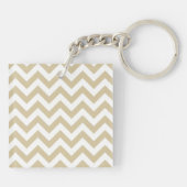 Trendy Chevron AcrylSleutelhanger Sleutelhanger (Achterkant)