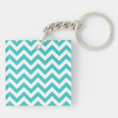 Trendy Chevron AcrylSleutelhanger Sleutelhanger (Achterkant)