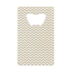 Trendy Chevron Bottle Opener Creditkaart Flessenopener