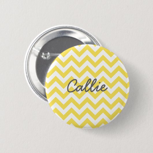 Trendy Chevron Button (Voorkant /achterkant)