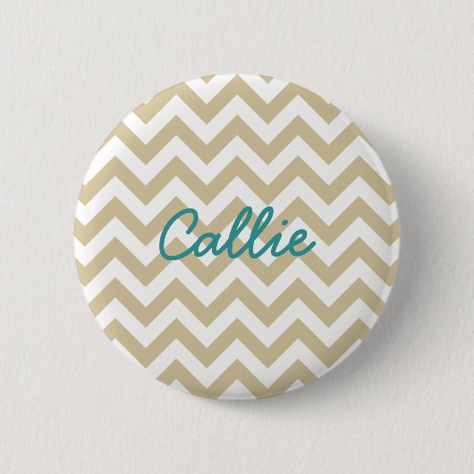 Trendy Chevron Button (Voorkant)