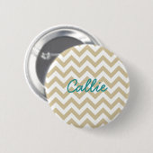 Trendy Chevron Button (Voorkant /achterkant)