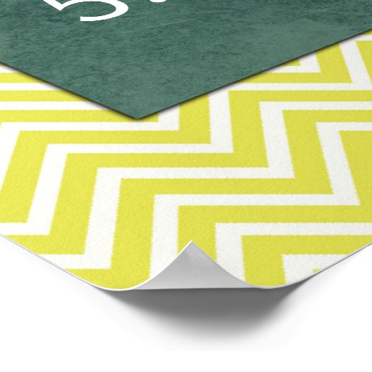 Trendy Chevron Classroom Rules Poster (Hoek)