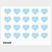 Trendy Chevron Heart Stickers (Vel)