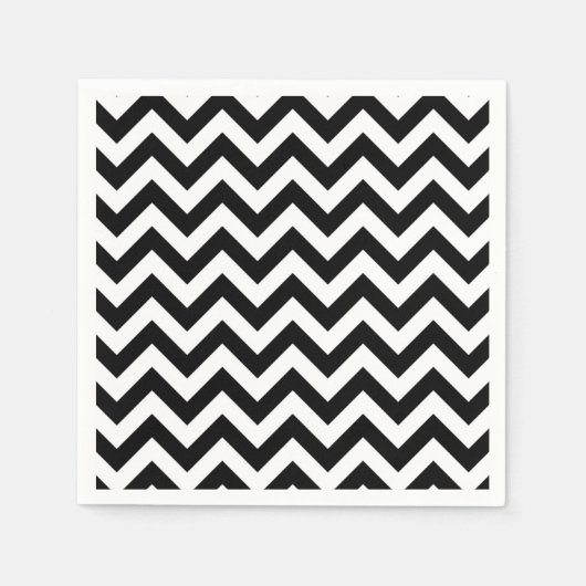 Trendy Chevron Paper Napkins Servetten (Voorkant)