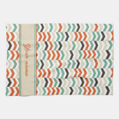 Trendy chevron-patroon theedoek (Horizontaal)