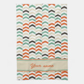 Trendy chevron-patroon theedoek (Verticaal)