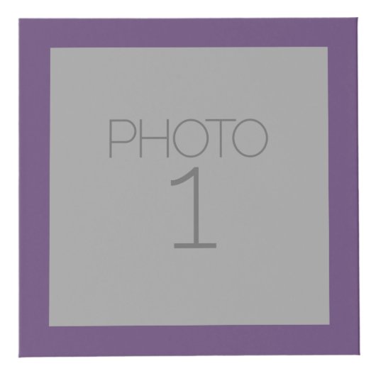 Trendy Chevron Pattern met Monogram - Roze Paars Kubus (Voorkant)