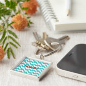 Trendy Chevron Premium Sleutelhanger (Zijkant)