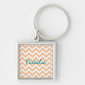 Trendy Chevron Premium Sleutelhanger (Voorkant)