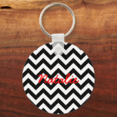Trendy Chevron Sleutelhanger (Voorkant)