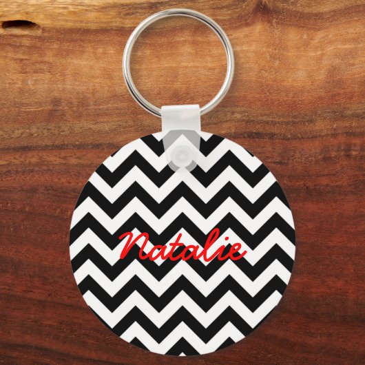 Trendy Chevron Sleutelhanger (Voorkant)