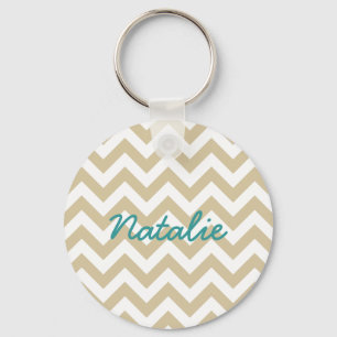 Trendy Chevron Sleutelhanger