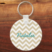 Trendy Chevron Sleutelhanger (Voorkant)