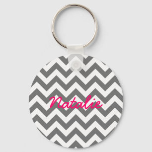 Trendy Chevron Sleutelhanger