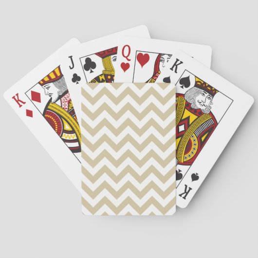 Trendy Chevron-speelkaarten Speelkaarten (Achterkant)