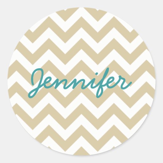 Trendy Chevron Stickers (Voorkant)