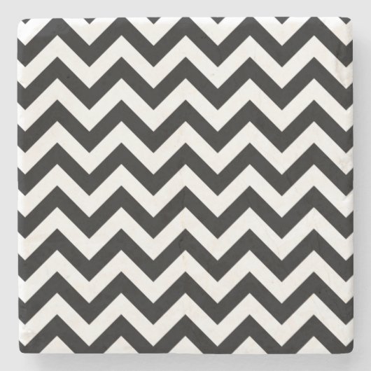 Trendy Chevron Stone Onderzetter (Voorkant)