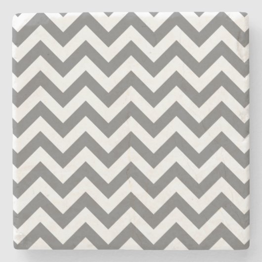 Trendy Chevron Stone Onderzetter (Voorkant)