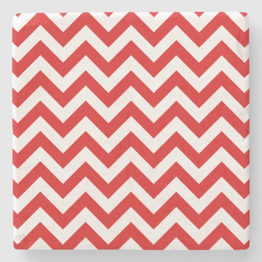 Trendy Chevron Stone Onderzetter (Voorkant)