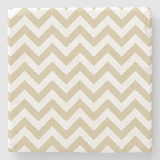 Trendy Chevron Stone Onderzetter (Voorkant)