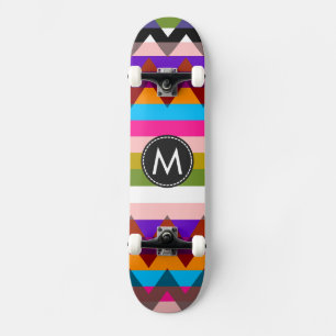 Trendy Chevron Strepen Patroon #22 Persoonlijk Skateboard