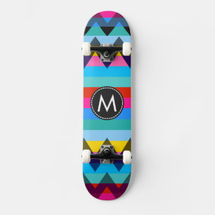 Trendy Chevron Strepen Patroon #27 Skateboard