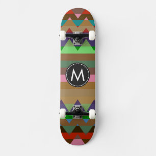 Trendy Chevron Strepen Patroon #2 Persoonlijk Skateboard