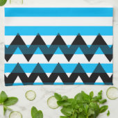 Trendy Chevron Stripes Pattern #10 Theedoek (Gevouwen)