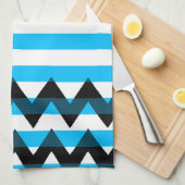 Trendy Chevron Stripes Pattern #10 Theedoek (Quarter Fold)