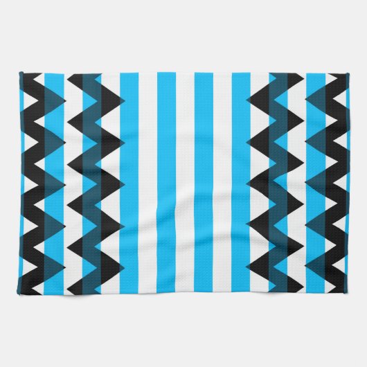 Trendy Chevron Stripes Pattern #10 Theedoek (Horizontaal)