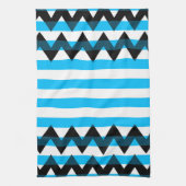 Trendy Chevron Stripes Pattern #10 Theedoek (Verticaal)