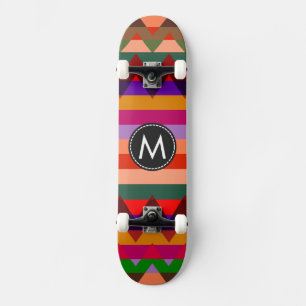 Trendy Chevron Stripes Pattern #11 Persoonlijk Skateboard