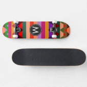 Trendy Chevron Stripes Pattern #11 Persoonlijk Skateboard (Horizontaal)
