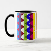 Trendy Chevron Stripes Pattern #14 Mok (Links)
