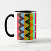 Trendy Chevron Stripes Pattern #16 Mok (Links)