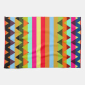 Trendy Chevron Stripes Pattern #16 Theedoek (Horizontaal)