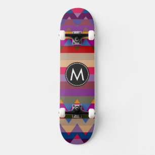 Trendy Chevron Stripes Pattern #17 Persoonlijk Skateboard