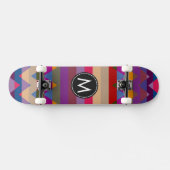 Trendy Chevron Stripes Pattern #17 Persoonlijk Skateboard (Horizontaal)