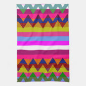 Trendy Chevron Stripes Pattern #26 Theedoek (Verticaal)
