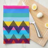 Trendy Chevron Stripes Pattern #27 Theedoek (Quarter Fold)