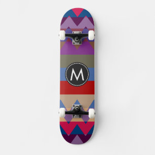 Trendy Chevron Stripes Pattern #28 Persoonlijk Skateboard