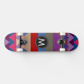Trendy Chevron Stripes Pattern #28 Persoonlijk Skateboard (Horizontaal)