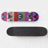 Trendy Chevron Stripes Pattern #28 Persoonlijk Skateboard (Horizontaal)